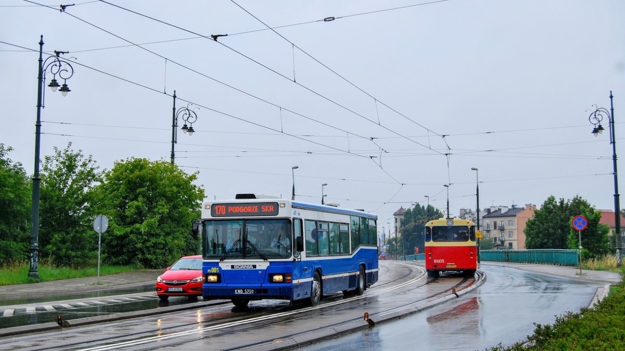 Scania CN113CLL #PS001 - MPK Kraków (Linia 170)