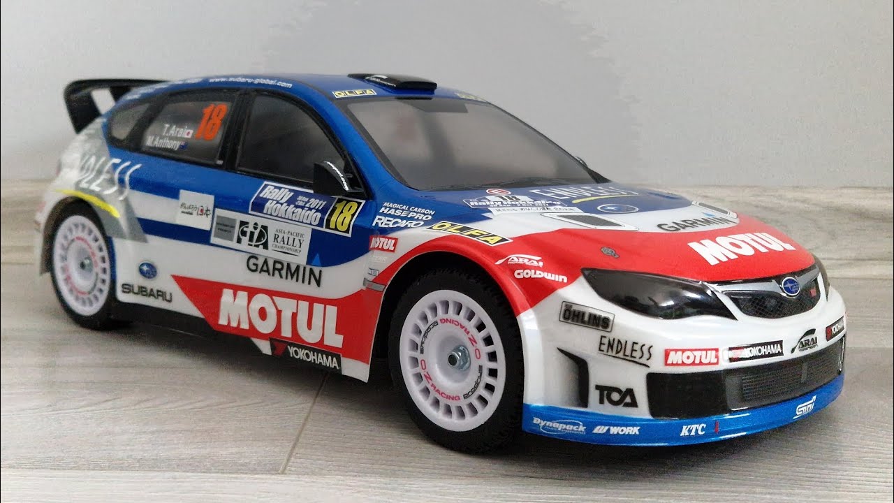 3 Final Bulid of Tamiya XV-01 Subaru Impreza WRX STI Team Arai