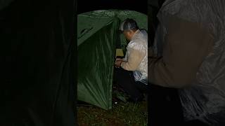SOLO CAMPING IM HEAVY RAIN  | ASMR #camping #solocamping