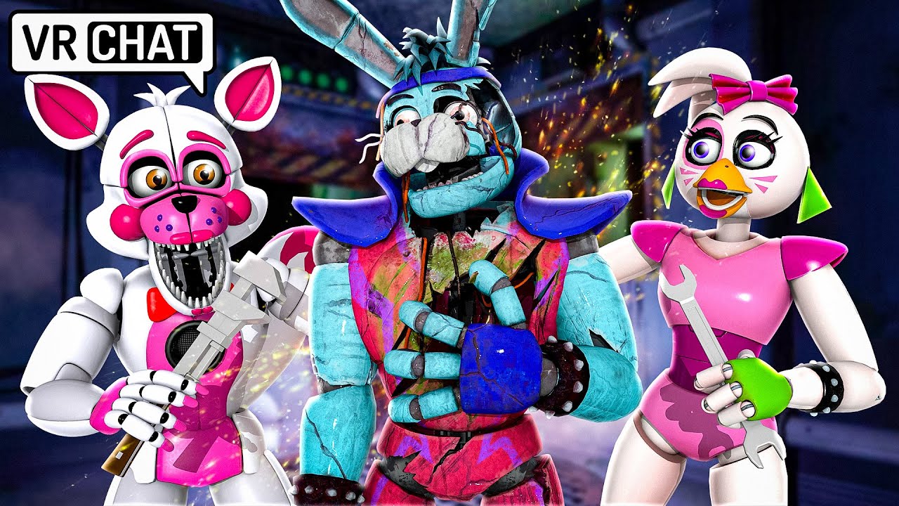 Glamrock Bonnie Needs REPAIRING In VRCHAT