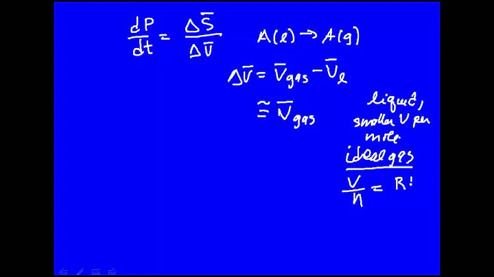 Clausius-Clapeyron equation