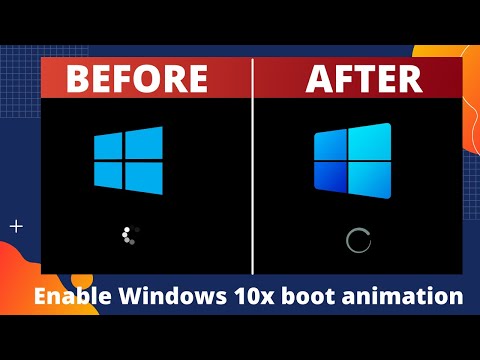 enable windows 10x boot animation on windows 10