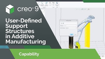 User-Defined Support Structures in Additive Manufacturing | Creo 9