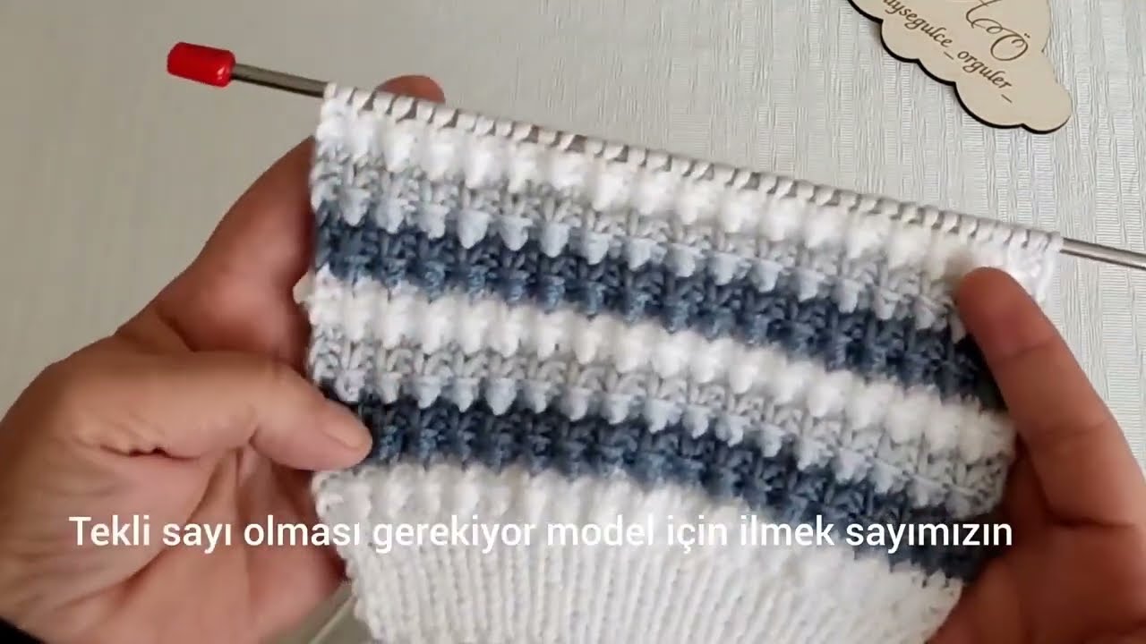 Harika bir model ister tek renk ,isterseniz rengarenk , knitting crochet basit ve gösterişli 
