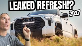 Toyota Just LEAKED That A 2027 Tundra Refresh Is Coming!