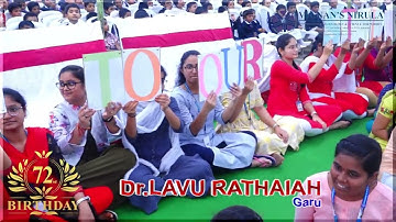 Grand Birthday Celebrations of Dr.Lavu Rathaiah at Vignan Nirula College || N NEWS
