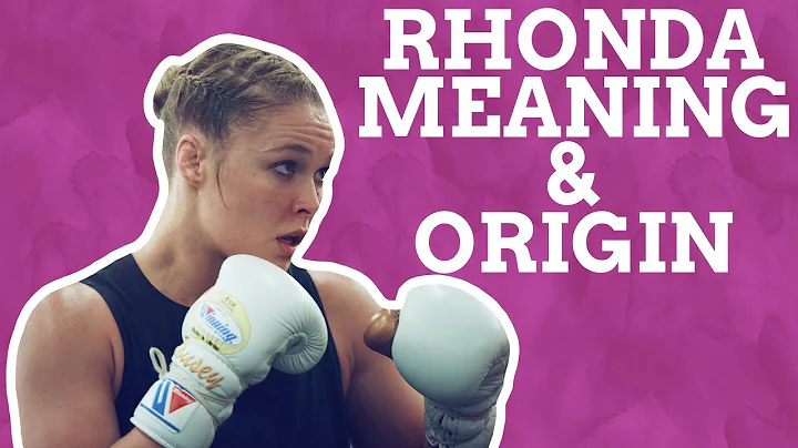 Is Rhonda The Noisiest Name?