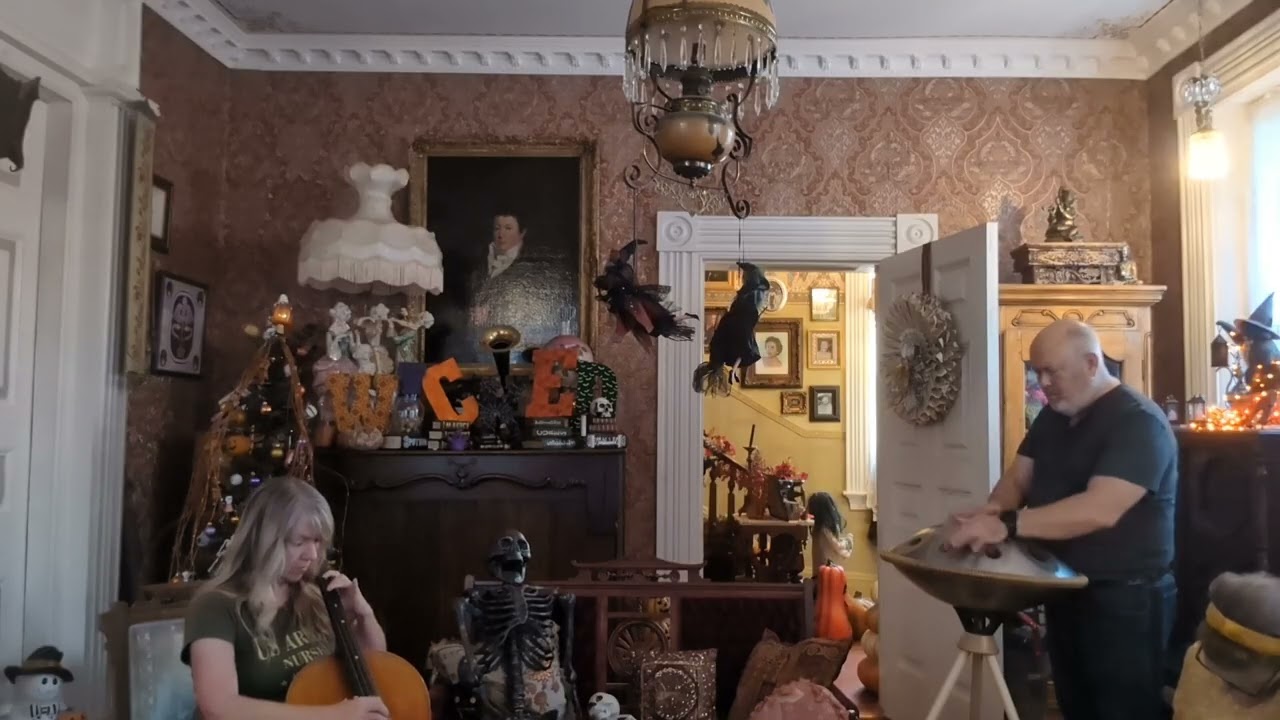 Cello and Hand Pan Drum 