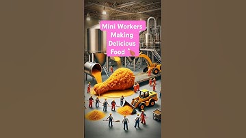 Mini Worker Making Food #tinyworkers #asmr  #flavorfulminiatures #minifood #classictinyfood