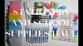 SCHOOL SUPPLIES AND STATIONERY HAUL! | studycollab