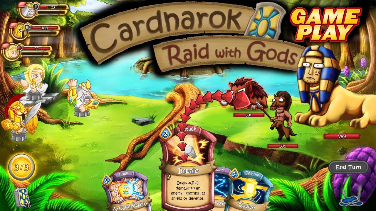 Cardnarok: Raid with Gods ★ Gameplay ★ PC Steam Card game 2020 ★ Ultra HD 1080p60FPS