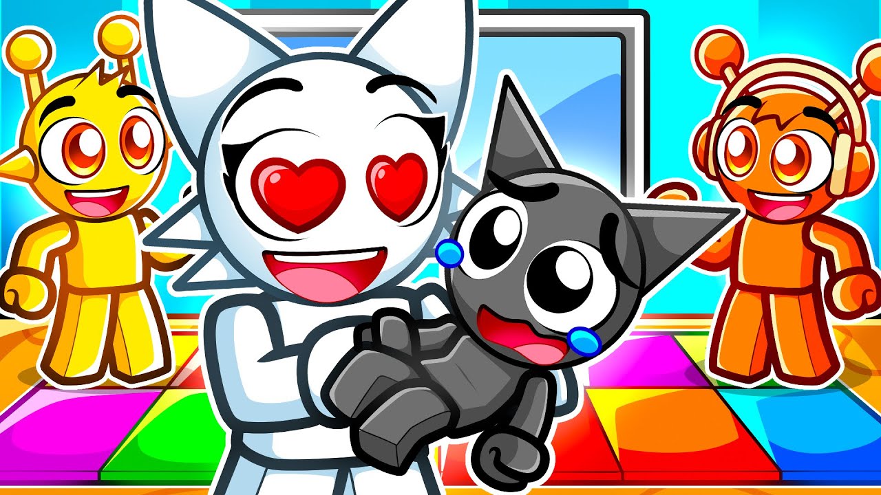 Os Sprunki CUIDARAM do Gray BEBÊ no Roblox!