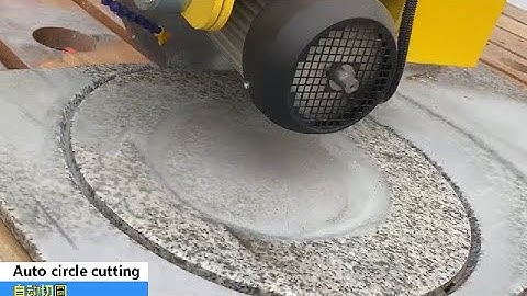 stone granite cnc bridge saw cutting machine (2021, 5 axis, countertop processing)