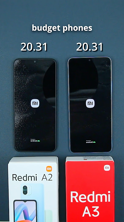The Slowest Phone? Xiaomi A2 vs Xiaomi A3 StartUp Time