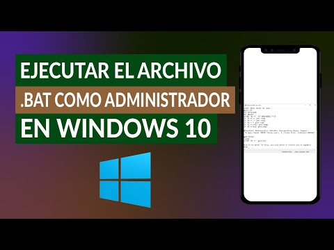 Cómo Ejecutar el Archivo .bat como Administrador CMD en Windows 10