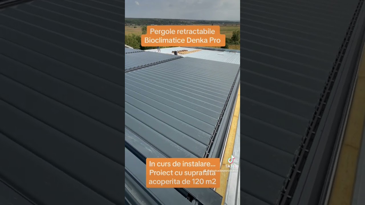 Pergole retractabile bioclimatice Denka Pro