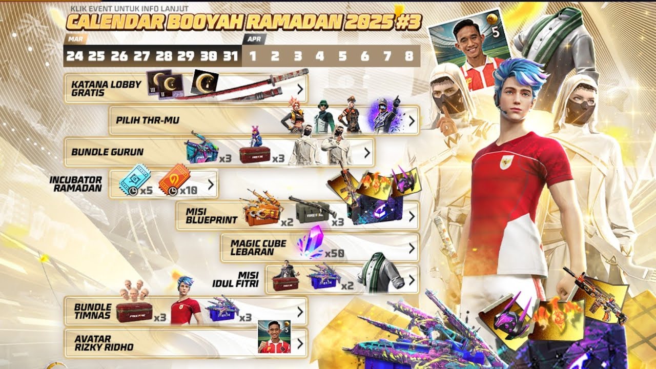 RAMADAN EVENT 2025 FREE REWARDS || FREE FIRE RAMADAN EVENT || FF NEW EVENT || FREE REWARDS 