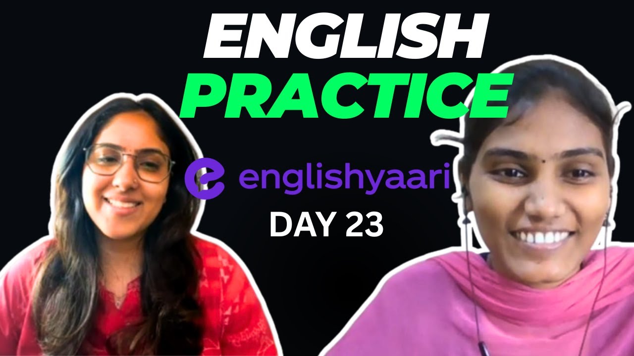 English Speaking Practice | Session with Tutor Reshma  @EnglishYaari