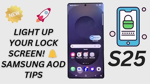 🌟 Always On Display: How to Show Lock Screen on New Notifications | Galaxy S25/S25+/Ultra
