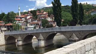 🇧🇦 Sarajevo, Bosnia; Visit to Old Town and Charming Restaurants near the river Miljacka