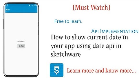[Must Watch] Data Api in sketchware.
