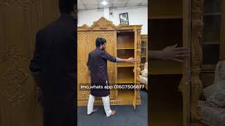 অরিজিনিয়াল সেগুন কাঠের আলমারি। Original teak wooden cupboard.