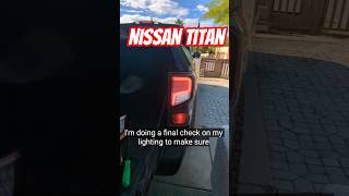 Tail lights Nissan Titan 2017 #automobile