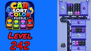 Car Sort Color Puzzle Level 242 Walkthrough