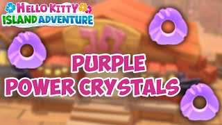 Where Are The 3 Purple Power Crystals In Hello Kitty Island Adventure