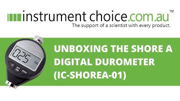 Unboxing the Shore A Digital Durometer (IC-SHOREA-01)