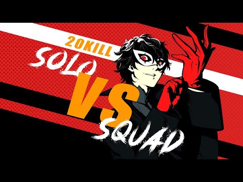 SOLO VS SQUAD 20KILL - PUBGM Indonesia
