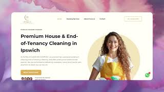 PureLuxIpswich.com - Luxury Cleaning Service Website Design