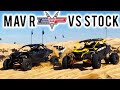 Maverick r evo tune vs stock maverick r race horsepower wars at glamis