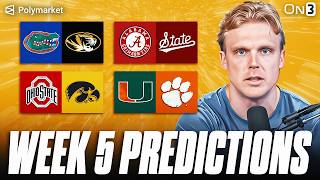 College Football Week 5 PREDICTIONS News