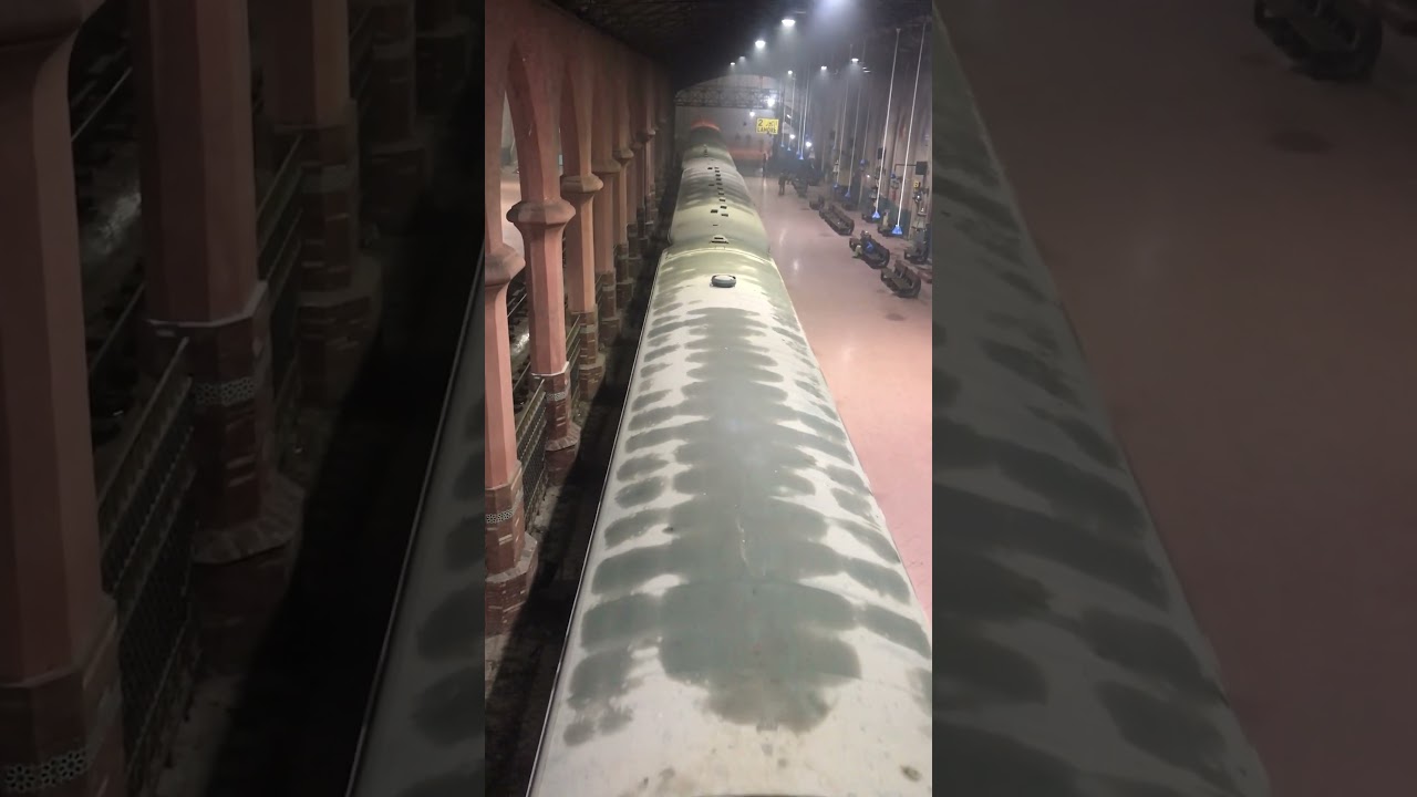 Train station in the dawn 