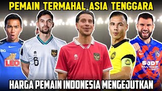 Update‼️Pemain Termahal ASIA TENGGARA, Harga Pemain TIMNAS INDONESIA Mengejutkan