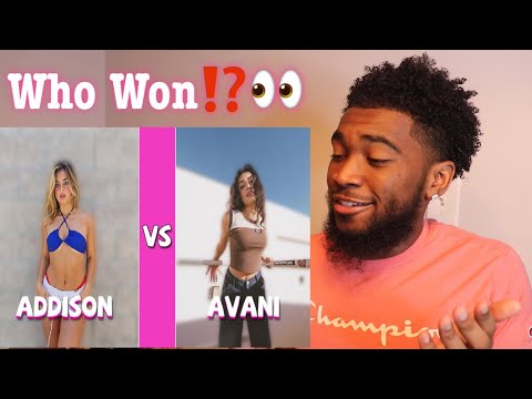 Addison Rae VS Avani Gregg Tik Tok Compilation |REACTION|🔥
