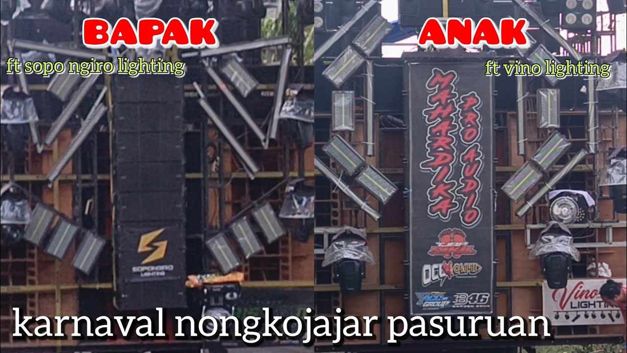 RISWANDA MAHARDIKA keluar dua di KARNAVAL NONGKOJAJAR PASURUAN gandeng VINO dan SOPONGIRO LIGHTING 🔥