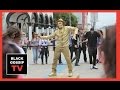 Usher is Spray Painted Gold for Undercover Dance Surprise in LA!