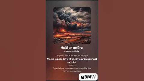 Thumbnail of Perfect song that describes the current situation and our beautiful Haiti