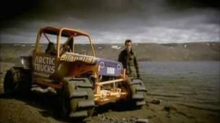Top Gear  - через озеро на багги и снегоходе