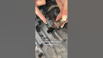 Excessive carbon deposits in the car oxygen sensor can cause abnormal engine vibration #drivetips