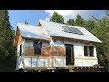 Siding a Small Off Grid Cabin With Western Red Cedar Shingles