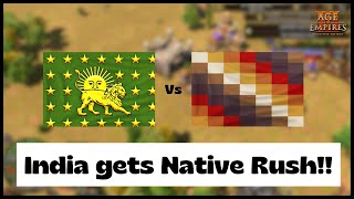 Age of Empires 3- India Vs Inca |  [AOTDE] Aileyugg Vs [PLOP] Kevin | Aoe3 DE | 1v1 Pro Game | 4K