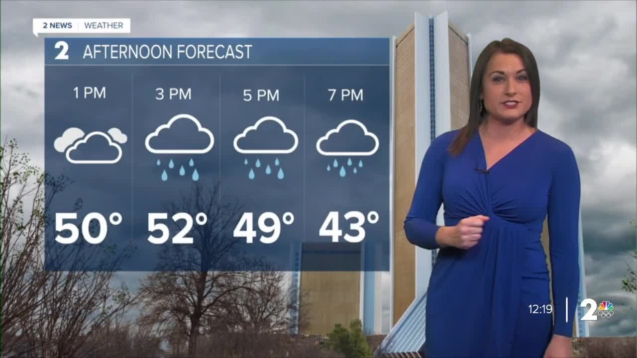 Increasing rain chances this afternoon and evening - YouTube