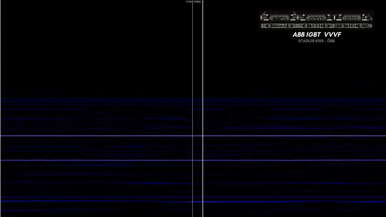 ÖBB KISS (Stadler) inductive recording at the bogie | VVVF Recording