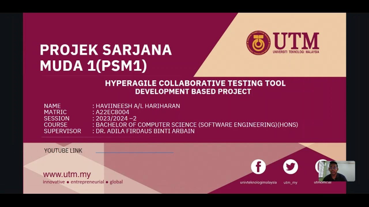 PSM 1 Presentation (HyperAgile Collaborative Testing Tool) - YouTube