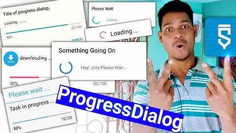 progress dialog all activity in sketchware #AndroidAppdeveloper #sketchware #Aauraparti
