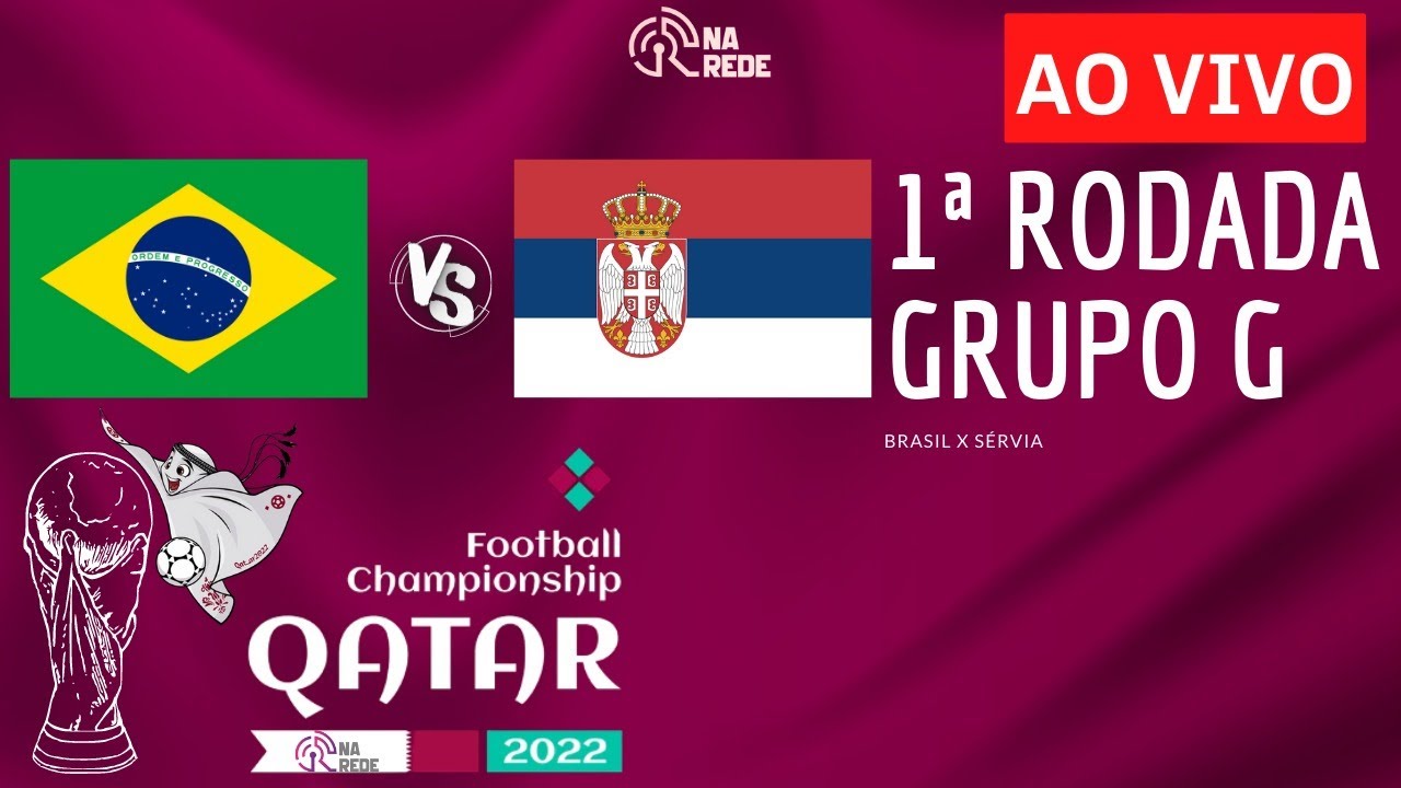 JOGOS DE HOJE (24/11) NA COPA DO MUNDO 2022 AO VIVO E DE GRAÇA: Assista  ONLINE E GRÁTIS aos jogos da Copa com BRASIL X SÉRVIA, PORTGUAL e URUGUAI  em campo