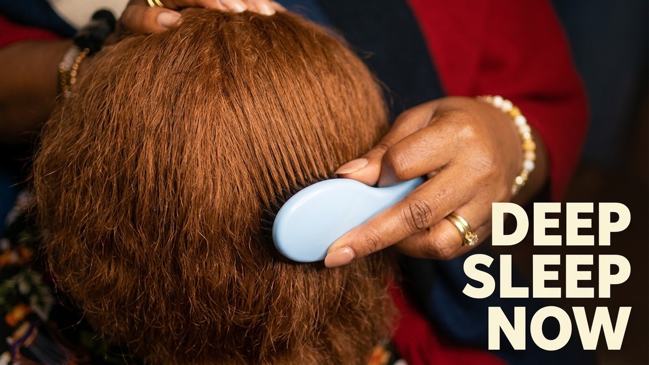 ASMR Slow to Fast Hair Brushing for Deep Sleep ✨️ 50 Mins ASMR (Whispering)...